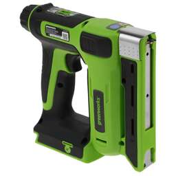 GREENWORKS Степлер ручной G24CS10 скобы 4/55/90/18GA