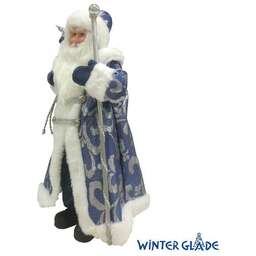 WINTER GLADE Фигурка Дед Мороз 46 см (синий) M0246