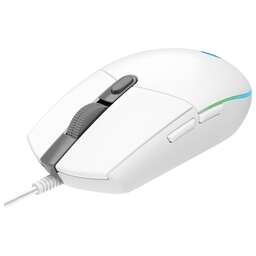 LOGITECH Мышь проводная игровая G102 LIGHTSYNC white (USB, оптическая, 8000 dpi, 6but) (910-005809)