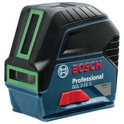 BOSCH Нивелир лазерн. GCL 2-15G + RM1+ BM3 2кл.лаз. 540нм цв.луч. зеленый 2луч. (0601066J00)