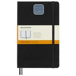 MOLESKINE Блокнот Classic Expended, 400стр, в линейку, твердая обложка, черный [qp060exp]