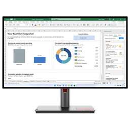 LENOVO 27" Монитор ThinkVision P27h-30, 2560x1440, IPS, 1хHDMI, 1хDP, черный [63a1gat1uk]