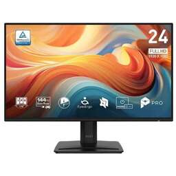 MSI Монитор 23,8'' PRO MP242 E14A, 16:9, IPS, FHD, 1ms, 300cd, 144Hz, VGA, HDMI, DP, SPK