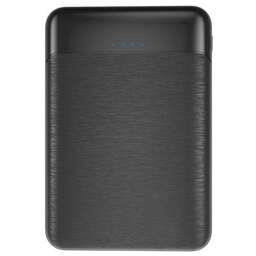 PERO Внешний аккумулятор (Power Bank) PB01, 5000мAч, черный [pb01bl]