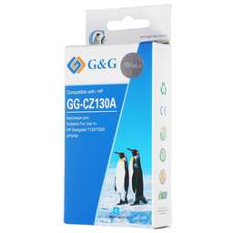 G&G Картридж струйный GG-CZ130A голубой (26мл) для HP DJ T120/T520