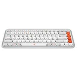 LOGITECH Клавиатура беспроводная POP Icon Keys белый (920-013088)