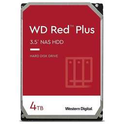 WD Жесткий диск Red Plus 40EFPX, 4ТБ, HDD, SATA III, 3.5"