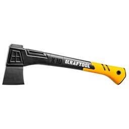 KRAFTOOL Топор X10, средний, черный/оранжевый [20660-10]