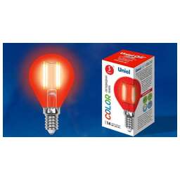 UNIEL (UL-00002985) LED-G45-5W/RED/E14 GLA02RD