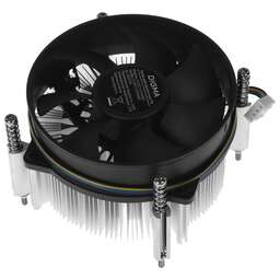 DIGMA Устройство охлаждения(кулер) D-CPC110-PWM3 Soc-1151/1200/2066/1700 черный 4-pin 25dB Al+Cu 110W 350gr Ret