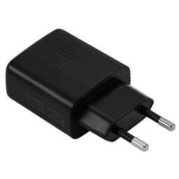 BURO Сетевое зарядное устройство BUWE1, 2xUSB-A, 10.5Вт, 2.1A, черный [buwe10s200bk]