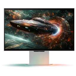 SAMSUNG 27" Монитор Odyssey 3D LS27FG900XIXCI, 3840x2160, IPS, 165Гц, 2хHDMI, 1хDP, серебристый