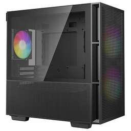 DEEPCOOL Корпус mATX CH360, Mini-Tower, без БП, черный [ch360 black]