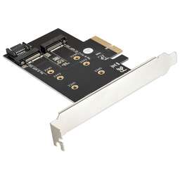 EXEGATE EXE-509 M.2 B key + M.2 M Key -> PCI-Ex4/SATA (EX283713RUS)