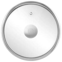 RONDELL Крышка Modern RDA-1740 d=28см крыш.прозрачный руч.стальная