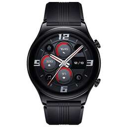 HONOR Смарт-часы Watch GS 3 MUS-B19, 45.9мм, 1.43", черный/черный