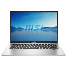 MSI Ноутбук Prestige 14 EVO B13M-635US 14", IPS, Intel Core i5 13500H 2.6ГГц, 12-ядерный, 32ГБ LPDDR5, 1ТБ SSD, Intel Iris Xe graphics, Windows 11 Pro, серебристый [9s7-14f122-635]