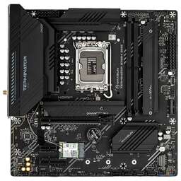 MAXSUN MS-Terminator B760M GKD5 WIFI (Socket 1700, mATX, 2*DDR5(96Gb), DP/HDMI, 4*SATA3, 3*M.2, 1xPCI-Ex16/1*PCIEx4/1*PCIEx1, 6*USB 2.0, 2*USB 3.2, LAN 1*2.5G, Wi-Fi 6, RTL)