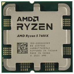 AMD Процессор RYZEN X6 R5-7600X SAM5 OEM 105W 4700 100-000000593