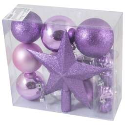 ВОЛШЕБНАЯ СТРАНА Набор шаров + звезда SYCB17-519 18шт. 003374