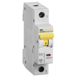IEK Выключатель автоматический MVA31-1-025-B 25A тип B 6kA 1П 230/400В 1мод белый (упак.:1шт)