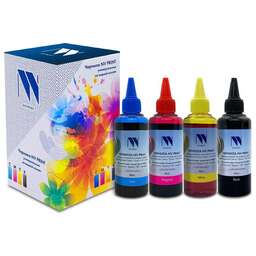 NV PRINT NV-INK100U-4 черный, голубой, пурпурный, желтый (C3457)