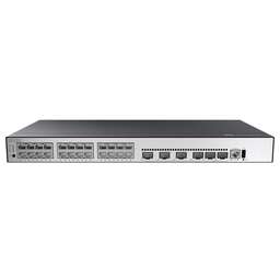 HUAWEI Коммутатор S5735-L24T4XE-A-V2 (24*10/100/1000BASE-T ports, 4*10GE SFP+ ports, 2*12GE stack ports, AC power), L-MLIC-S57L
