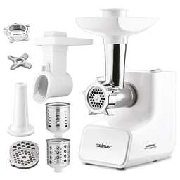 ZELMER Мясорубка WITH SHREDDER ZMM3512B WHITE 1500W