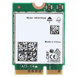 INTEL Адаптер беспроводной связи (Wi-Fi) Адаптер ® Wi-Fi серии 6 AX201 (AX201.NGW) 2230, 2x2 AX+BT, No vPro®,999TD0 (M.2: CNVio2)