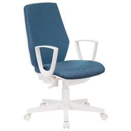 БЮРОКРАТ Кресло CH-W545, на колесиках, ткань, синий [ch-w545/denim]