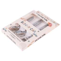 DOMENIK DMC196 Набор столовых приборов FUNNY BUNNY 3 предметов