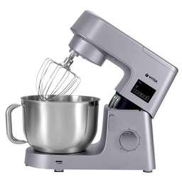 VITEK Миксер планетарный VT-PM0550, 2000Вт, серебристый