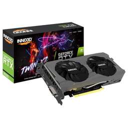 INNO3D Видеокарта RTX3050 TWIN X2 8GB GDDR6 128bit DVI DP HDMI 2FAN RTL