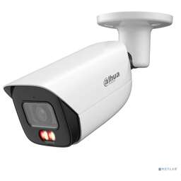 DAHUA DH-IPC-HFW3249EP-S-IL-0360B Уличная цилиндрическая IP-видеокамера 2Мп, 1/2.9” CMOS, объектив 3.6мм, видеоаналитика, микрофон, ИК 50м, LED 50м, IP67, металл