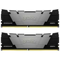 KINGSTON Память DDR4 2x16GB 3200MHz KF432C16RB12K2/32 Fury Renegade Black RTL Gaming PC4-25600 CL16 DIMM 288-pin 1.35В dual rank с радиатором Ret