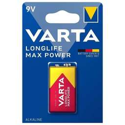 VARTA Батарея LongLife Max Power 6LR61 (1шт) блистер