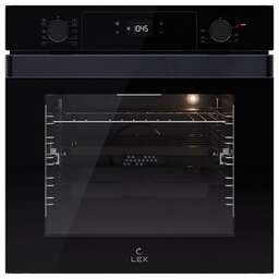 LEX Духовой шкаф электрический EDP 610 BL Wide Series, 72л, дверца с 3 стеклами, черный
