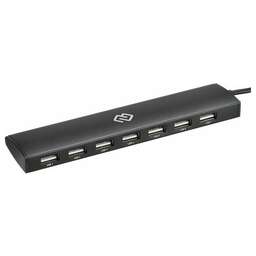 DIGMA Хаб (разветвитель) HUB-7U2.0-UC-B, черный