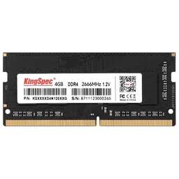 KINGSPEC Оперативная память KS2666D4N12004G DDR4 - 1x 4ГБ 2666МГц, для ноутбуков (SO-DIMM), Ret