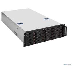 Exegate EX292421RUS Серверная платформа ExeGate Pro 3U660-HS16 <RM 19", высота 3U, глубина 660, Redundant БП 2x1000W, 16xHotSwap, USB>
