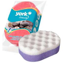 YORK губка для тела овал 011010