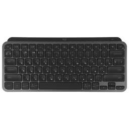LOGITECH Клавиатура MX Keys Mini темно-серый/черный USB беспроводная BT/Radio LED (920-010617)