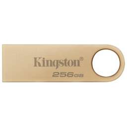 KINGSTON Флешка USB DataTraveler SE9 256ГБ, USB3.0, золотистый [dtse9g3/256gb]