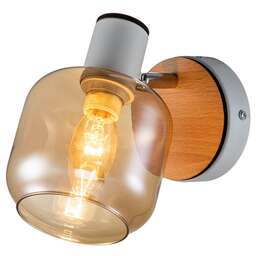 ESCADA 10177/1A E14*40W White/Chrome/Wood