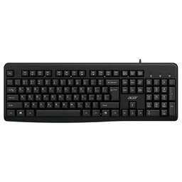 ACER Клавиатура OKW500 черный USB Multimedia (ZL.KBDEE.01T) каб.:1.8м