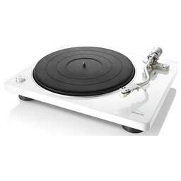 DENON Проигрыватель винила DP-400 частично автоматический белый