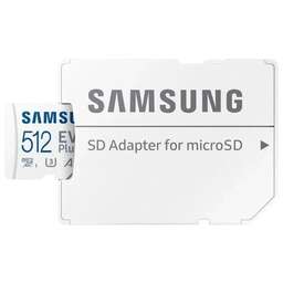 SAMSUNG Флеш карта microSDXC 512Gb EVO Plus (R/W 160/90 Mb/s, adapter) (MB-MC512SA/EU)