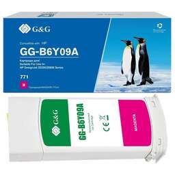 G&G Картридж GG-B6Y09A, 771C, пурпурный / GG-B6Y09A