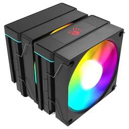 BLOODY Устройство охлаждения(кулер) AC-17 ARGB Soc-AM5/AM4/1200/1700/1851 черный 4-pin 22-32dB Al+Cu 270W 1060gr Ret (AC-17-ARGB270-BK)