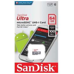 SANDISK Карта памяти Ultra microSDXC SDSQUNR-064G-GN3MN 64GB U1 C10